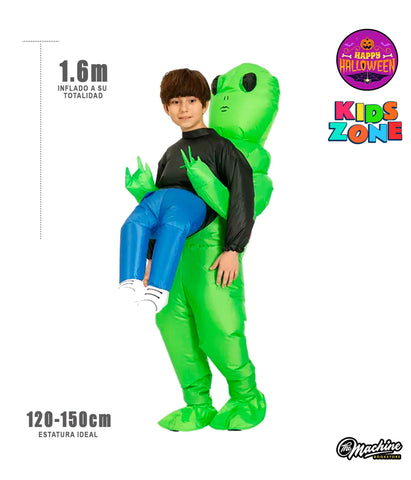 Disfraz Inflable Alien Niño