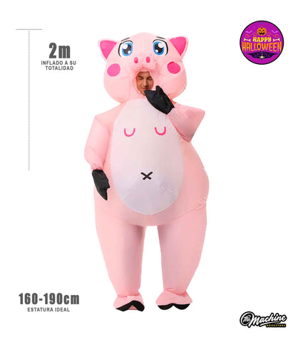 Disfraz Inflable Cochinito Kawaii