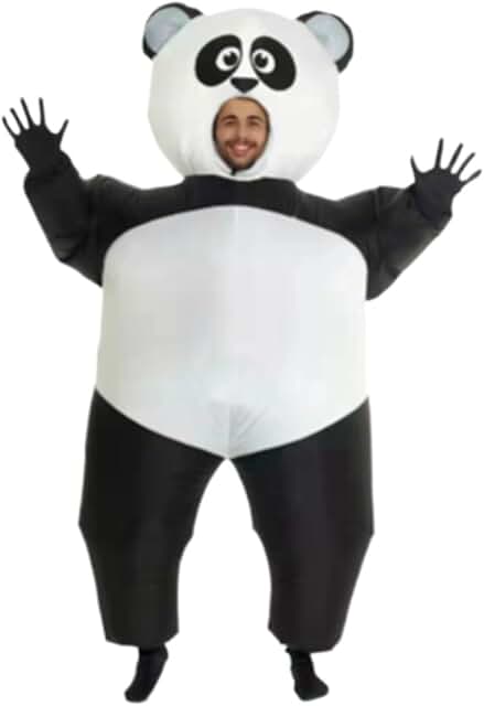 Disfraz inflable Panda Gordito