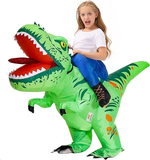 Disfraz Inflable Dino montable niño